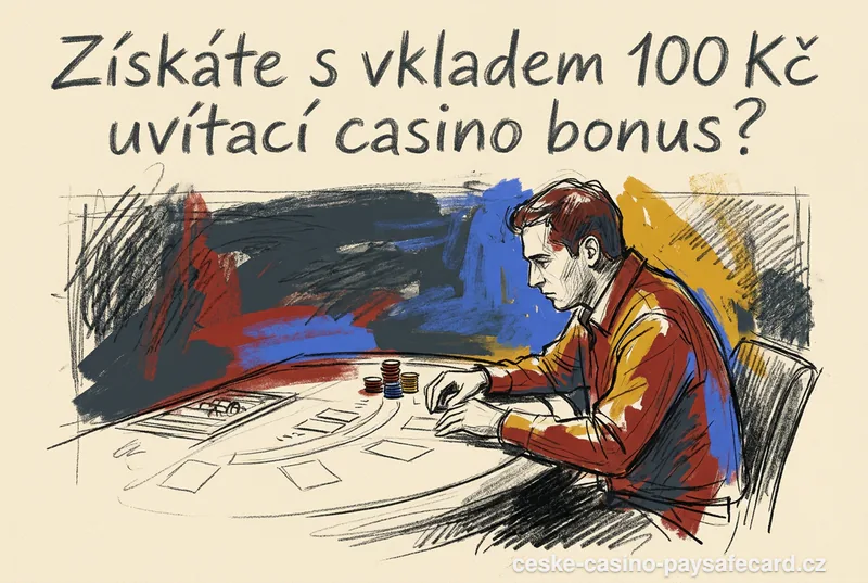 Získáte s vkladem 100 Kč uvítací casino bonus?